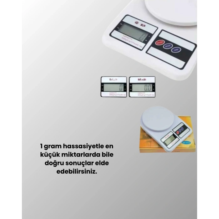 LCD Ekranlı Kompakt Dijital Terazi – Gram ve Ons Ölçüm