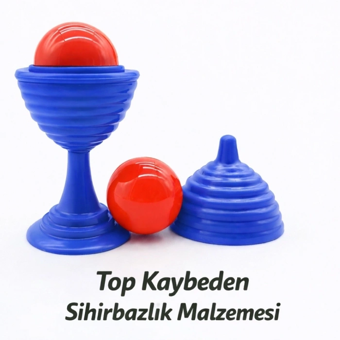 Mavi Renk Sihirli Kupa Top Kaybetme Oyunu 7 cm (5047)