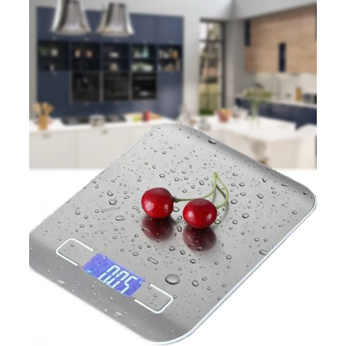 Metal Dijital Mutfak Terazisi Hassas Tartı 5 Kg Crown (5047)