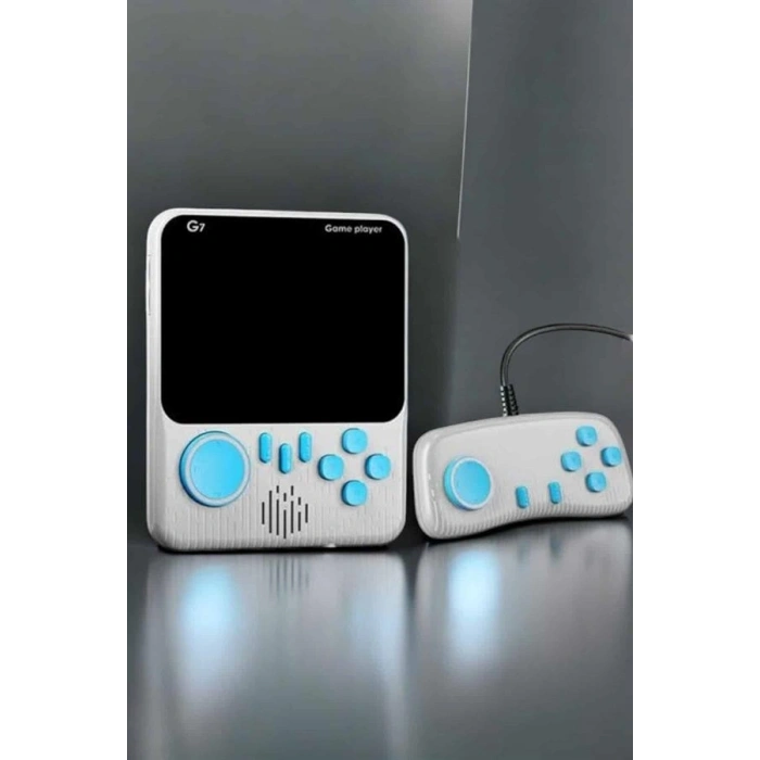 Mini Atari El Atarisi 3.5 inç Ekran Çift Konsol 666 Adet Retro Oyun Gameboy El Atarisi