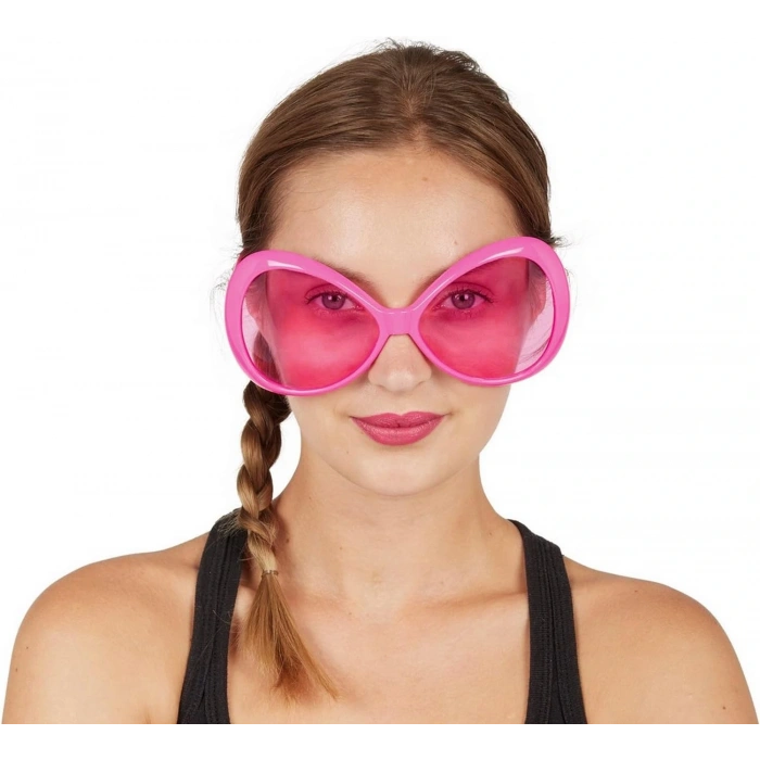 Pembe Renk Yeşilçam Nostalji 80li Yıllar 90lı Yıllar Parti Gözlüğü (5047)