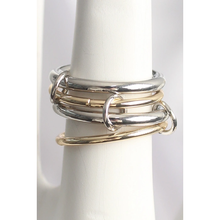 Pirinç Mix Renk 4Lü Model Kadın Yüzük