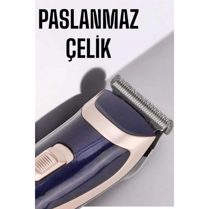 Profesyonel Şarjlı Saç ve Sakal Traş Makinesi Kolay Kullanım