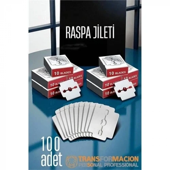 Raspa Topuk Jileti 100 Lu Paket  Ayak Taban Nasır Yedek Jileti
