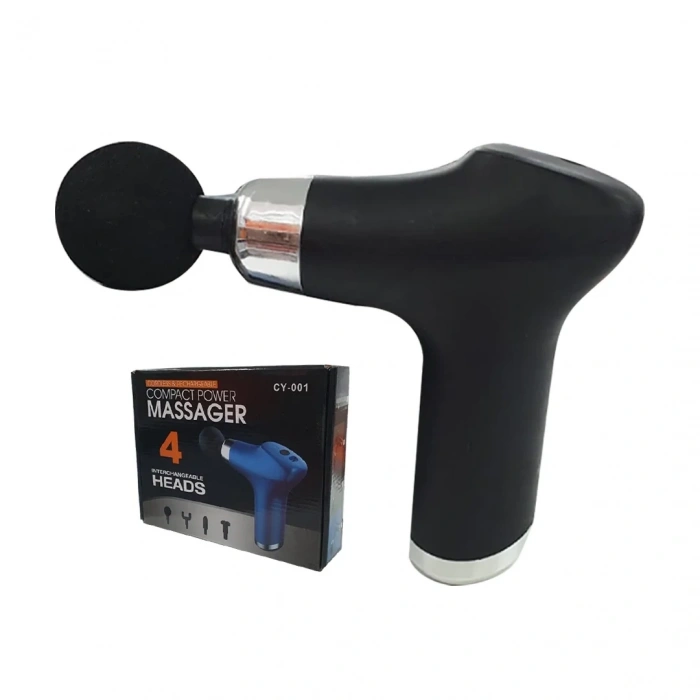 Şarj Edilebilir Küçük Yüz Tabancası Derin Doku Masaj Aleti - 6 Hız Ayarı (5047)