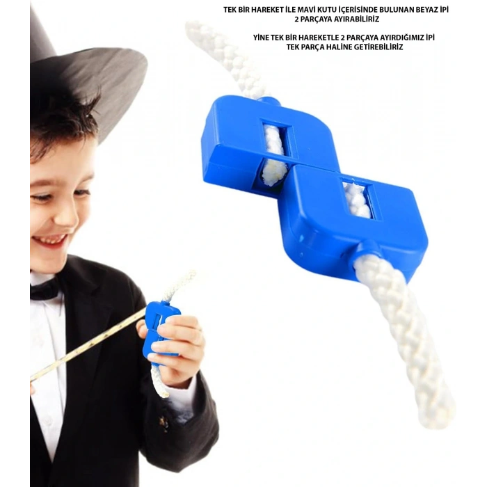 Sihirli İp Kutusu - İp Kesme ve Birleştirme İllüzyon Gösterisi (5047)