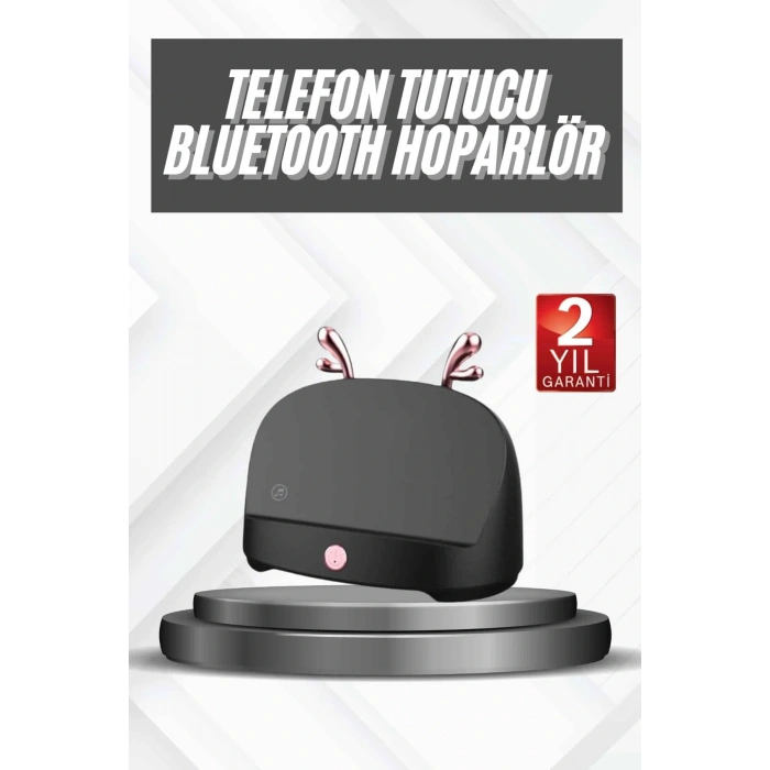 Telefon Tutucu Bluetooth Hoparlör Geyikli Renkli Uzun Ömürlü