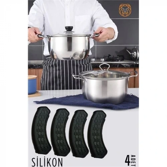 Tencere Tutucu Silikon 4 ADET