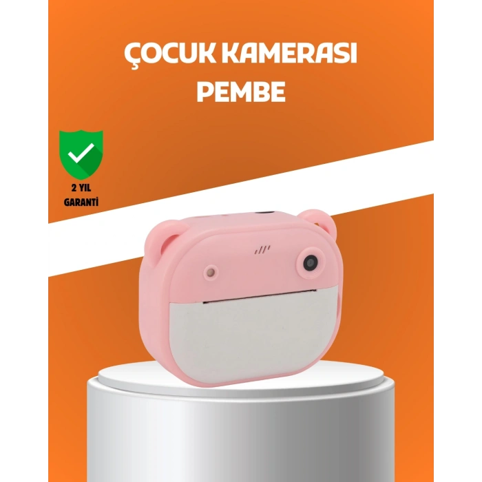 Termal Baskılı HD Şipşak Kamera 24MP Çift Lensli 32GB Hafızalı