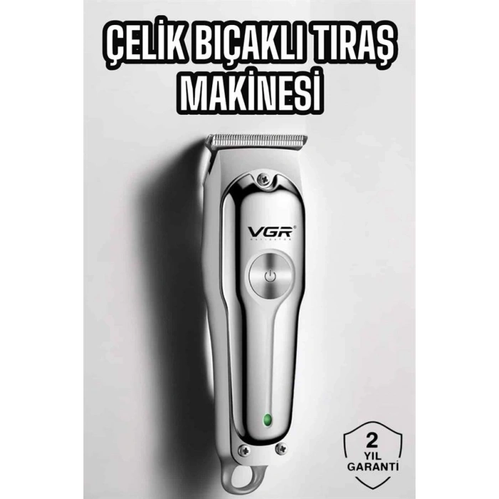 Tıraş Makinesi Profesyonel Tasarım Paslanmaz Çelik lı