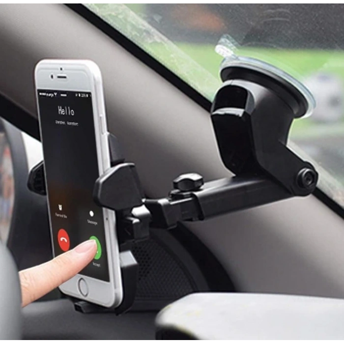 Torpido Üstü Teleskopik Araç Telefon Tutucu (5047)