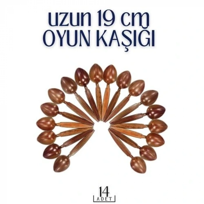 Uzun Oyun Kaşığı 14 ADET