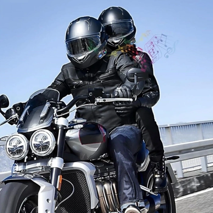 Y20 Motorsikletler İçin Kablosuz Bluetooth Kulaklıklı – Suya Dayanıklı, Uzun Ömürlü Batarya, Gürültü Engelleme Özellikli Kask Kulaklığı (5047)