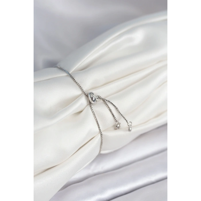 Yıldız Model Asansörlü Gümüş Renk Kadın Bileklik