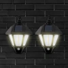 2 Adet  Güneş Enerjili Bahçe Led Ampul Hareket Sensörlü Bahçe Led 3 Modlu (0177)