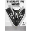 3 Başlıklı Profesyonel Tıraş Makinesi