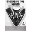 3 Başlıklı Profesyonel Tıraş Makinesi