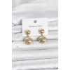 316L Çelik Gold Renk Vintage Model Kadın Küpe