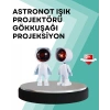 360° Ayarlanabilir Başlıklı Astronot Gece Lambası