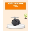 4 cm Kilit Mekanizmalı Mobilya Ayağı Tekli