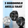 Akıllı Saat Arama Cevaplayan Titreşim Özelliğiyle Bildirim Görebilen