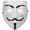 Beyaz Renk Pembe Yanaklı İthal V For Vendetta Maskesi (5047)