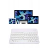 Bluetooh Wıreless Keyboard Siyah Q Klavye İOS Ipad Android Windows Uyumlu