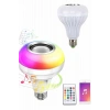Bluetooth Hoparlör Akıllı Rgb Led Işık Renk Değiştirme Ses Bombası Ampül Görünümlü