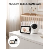 Büyük Ekranlı Bebek Kamerası Canlı İzleme ve Ses Dinleme