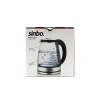 CAM - LEDLİ KETTLE 1.8LT  GİZLİ REZİSTANS - KABLOSUZ 360 DERECE GÖVDE 1500W SK-8033 (5047)