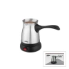 ÇELİK ELEKTRİKLİ CEZVE TÜRK KAHVE MAKİNESİ - 6FİNCAN=500ML 360° KABLOSUZ KULLANIM KATLANIR KULP SCM-9038 (5047)