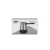 ÇELİK ELEKTRİKLİ CEZVE TÜRK KAHVE MAKİNESİ - 6FİNCAN=500ML 360° KABLOSUZ KULLANIM KATLANIR KULP SCM-9038 (5047)