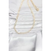 CM 14K Gold Renk Kuşgözü Zincir Model 60 cm Kadın Kolye