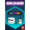 Digital Araba Yazısı Ekran Matrix En Büyük Boy Matrix LED Panel 19*96 pıxel