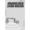 Dönebilen Musluk Başlığı Akrobat Mutfak Banyo Musluk Ucu Başlığı Oynar Başlıklı
