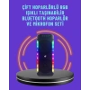 Ev ve Dış Mekan Kullanımına Uygun RGB Işıklı Hoparlör