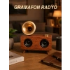 Gramafon Nostaljik Radyo Yüksek Ses Kalitesi USB TF Kart Aux