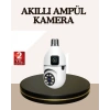 İki Yönlü Sesli WiFi Kamera – Ampul Tipi Ev ve Ofis Güvenlik Kamerası