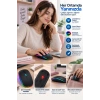 İnce Ergonomik Tasarım 2.4G Kablosuz LED Mouse