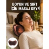 Isıtma Özellikli Derin Yoğurma Masaj Yastığı Priz & Çakmak Girişli