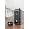 Kablolu Bluetooth Kulaklık Kulak İçi Stereo Mikrofonlu Dijital Göstergeli