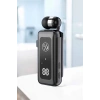 Kablolu Makaralı Bluetooth Kulaklık Uzun Pil Ömrü Dijital Göstergeli