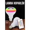 Kablosuz Bluetooth Hoparlör Led Lamba