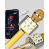 Karaoke Mikrofonu Bluetooth USB AUX Girişli Yankı Efektli
