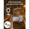 LCD Ekranlı Bebek İzleme Kamerası Ninnili Gece Görüşlü Güvenlik Sistemi