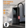 LED Fenerli ve SOS Işıklı Çok Fonksiyonlu Hava Kompresörü Yeni Nesil