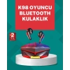 Led Işıklı Kablosuz  Kulaklık Ergonomik Tasarım