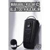 Makaralı Bluetooth Kulaklık Çağrı Cevaplama Kablolu Uzun Pil Ömrü