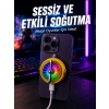 Manyetik Telefon Soğutucu RGB Fanlı Mobil Oyun Soğutucusu
