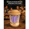 Mor Işık Destekli Kamp ve Bahçe Sinek Kovucu Lamba